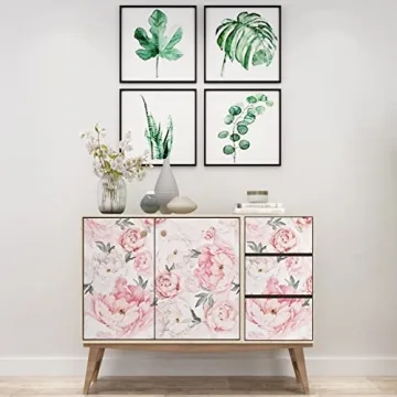 Dvegort Floral Peel and Stick Wallpaper for Home Decoration