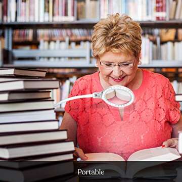 Brightech LightView Pro Magnifying Desk Lamp with LED