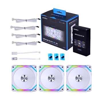 Lian Li UNI Fan SL120 V2 RGB White Triple Pack - Ultimate Cooling Solution