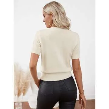 Libsorge Women’s Cropped Sweater for Spring Fashion