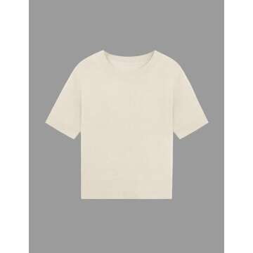 Libsorge Women’s Cropped Sweater for Spring Fashion