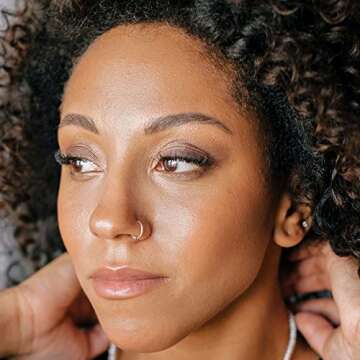 Jstyle 5 Pcs 18G Stainless Steel Nose Rings - Comfortable Fit