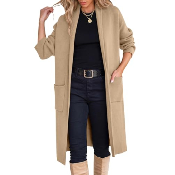 Stylish ANRABESS Women's Oversized Cardigan for Fall