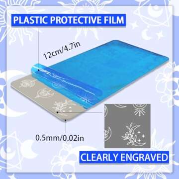 PandaHall Astrolabe Nail Stamping Plates Set for Stunning Nail Art