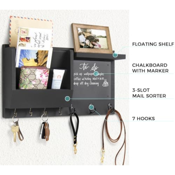 Ziivita Key Mail Holder - Stylish Organizer for Entryway
