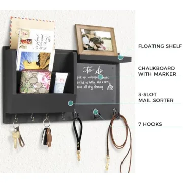 Ziivita Key Mail Holder - Stylish Organizer for Entryway