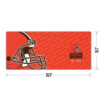 YouTheFan NFL Cleveland Browns Logo Series Desk Pad