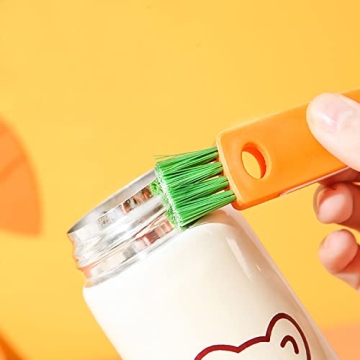 Versatile 3 in 1 Cleaning Brush Set for Bottles and Lids