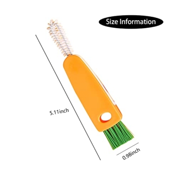 Versatile 3 in 1 Cleaning Brush Set for Bottles and Lids