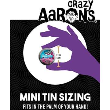 Crazy Aaron's Mini Tins Set for Creative Play and Relaxation