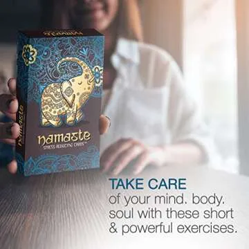 Namaste Stress Reducing Cards for Mindfulness & Relaxation