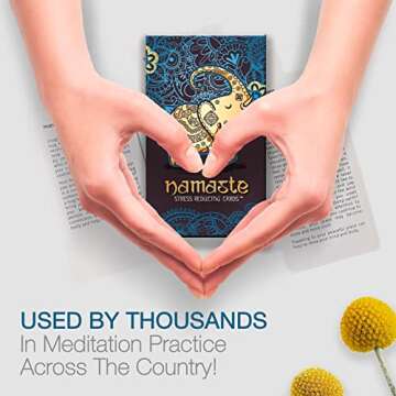 Namaste Stress Reducing Cards for Mindfulness & Relaxation
