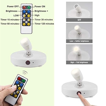 HONWELL LED Spotlights - Remote Control Accent Lights for Any Space