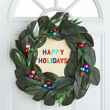 130 Pieces 1-Inch Wooden Alphabet Letters for Arts and Crafts, 5 Sets Uppercase ABCs with Sorting Tray, DIY Signs (Assorted Colors)