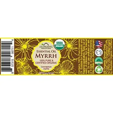 Organic Myrrh Essential Oil for Aromatherapy & Skincare
