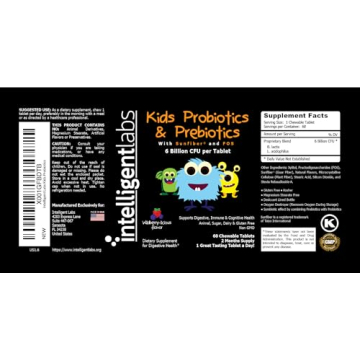 Intelligent Labs Kids Probiotics with Prebiotics - Chewable