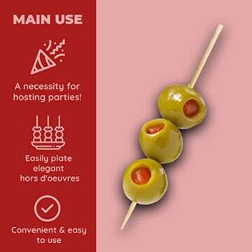 Culinary Elements Bamboo Skewers 4 Inch 300 Count