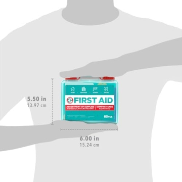 85-Piece First Aid Kit for Home Travel Outdoor Safety
