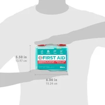 85-Piece First Aid Kit for Home Travel Outdoor Safety