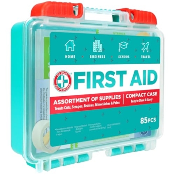 85-Piece First Aid Kit for Home Travel Outdoor Safety