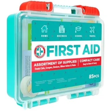 85-Piece First Aid Kit for Home Travel Outdoor Safety