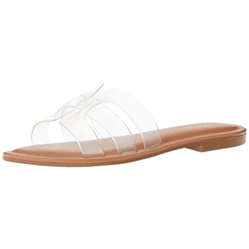The Drop Women's Monika Flat H-Band Slide Sandal for All-Day Comfort and Style