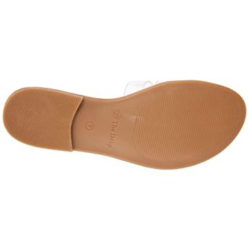 Stylish The Drop Women's Monika Flat H-Band Slide Sandals