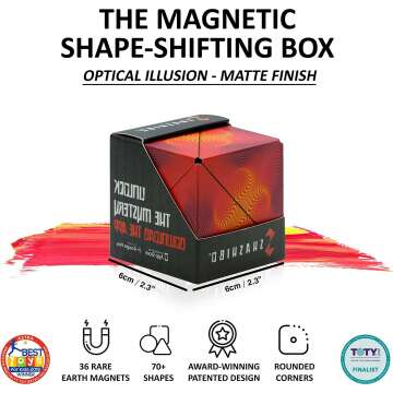 SHASHIBO Shape-Shifting Fidget Cube with Magnets