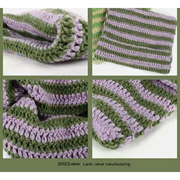 Handmade Crochet Cat Beanie for Women - Y2K Style