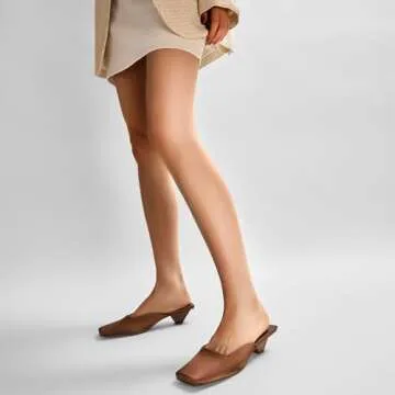 Chic Fuazuzu Satin Mules for Stylish Occasions