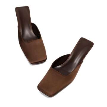Chic Fuazuzu Satin Mules for Stylish Occasions