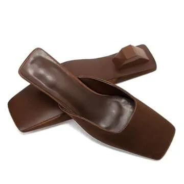 Chic Fuazuzu Satin Mules for Stylish Occasions