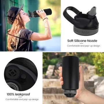 ICEWATER - 40 oz Insulated Water Bottle for All