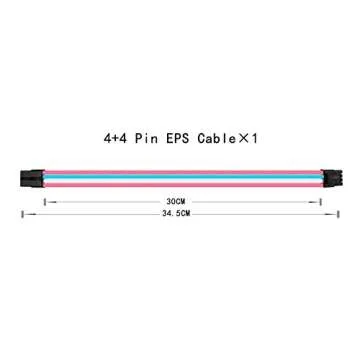 Premium upHere Sleeve Extension Power Supply Cable Kit