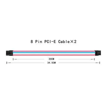 Premium upHere Sleeve Extension Power Supply Cable Kit