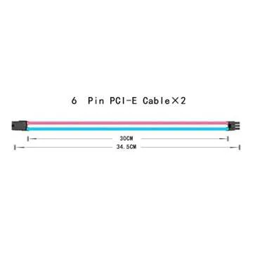 Premium upHere Sleeve Extension Power Supply Cable Kit