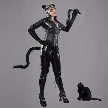 Redbaker Halloween Black Cat Costume Set - 5 Pcs