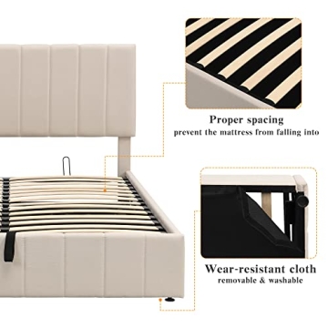 Merax Hydraulic Storage Bed Frame Elegant Design and Functionality