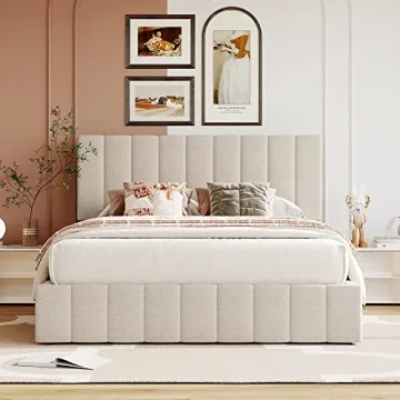 Merax Hydraulic Storage Bed Frame Elegant Design and Functionality