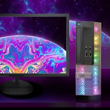 Renewed Dell OptiPlex RGB Desktop PC with Monitor