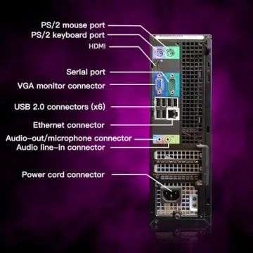 Renewed Dell OptiPlex RGB Desktop PC with Monitor