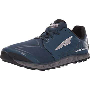 ALTRA Men's AFM1953G Superior 4 Trail Running Shoe, Blue/Gray - 9.5 D(M) US