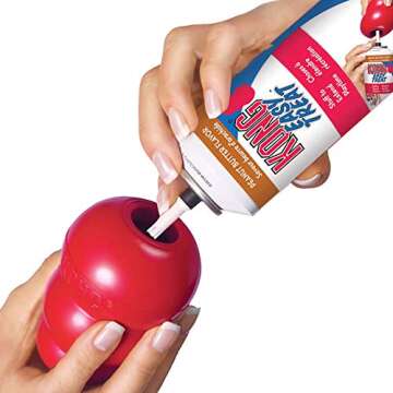 Durable KONG Classic Dog Toy - Stuffable Fetch & Chew Toy