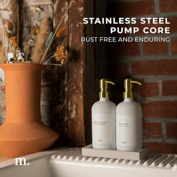 Stylish MaisoNovo Soap Dispenser Set for Elegant Homes