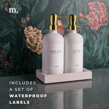 Stylish MaisoNovo Soap Dispenser Set for Elegant Homes