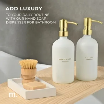 Stylish MaisoNovo Soap Dispenser Set for Elegant Homes