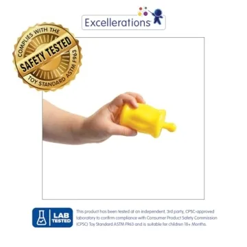 Excellerations STEM Pop Beads Toddler Toy 28 Piece Set