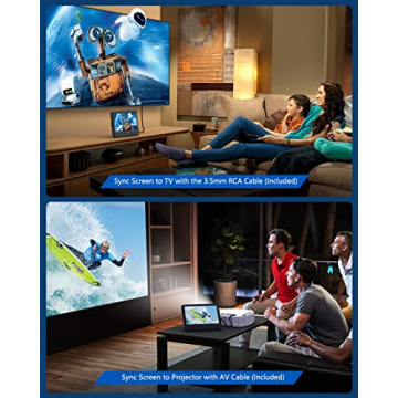 WONNIE Dual Screen DVD Car Players - 10.5" Portable