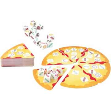Pizza Party Dice Game for Kids - 2 Player Fun