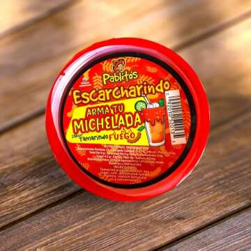 Pablito's Spicy Fuego - Premium Tamarindo Mexican Chamoy Rim Candy Dip Paste 8 oz | Hand Crafted for...